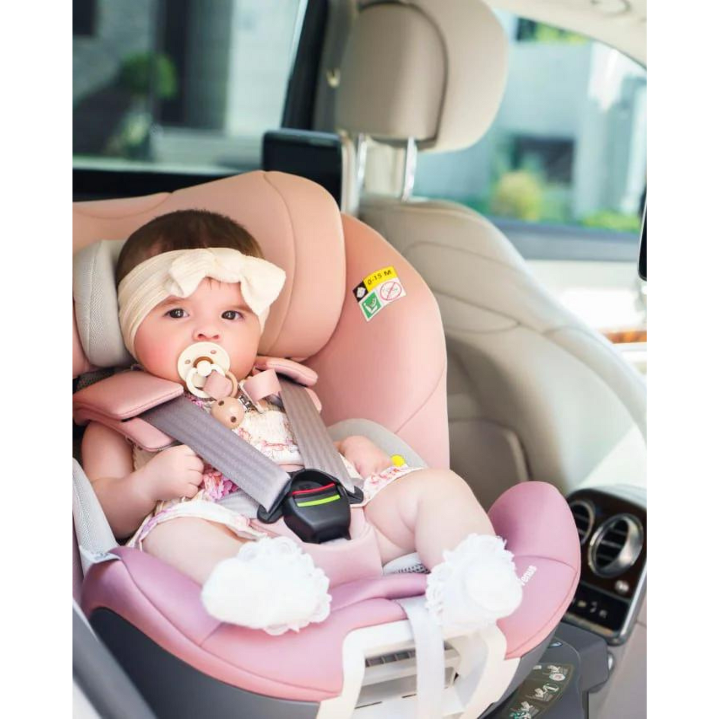 Jikel - Venus 360 I-Size Isofix Ventilated car seat - Pink