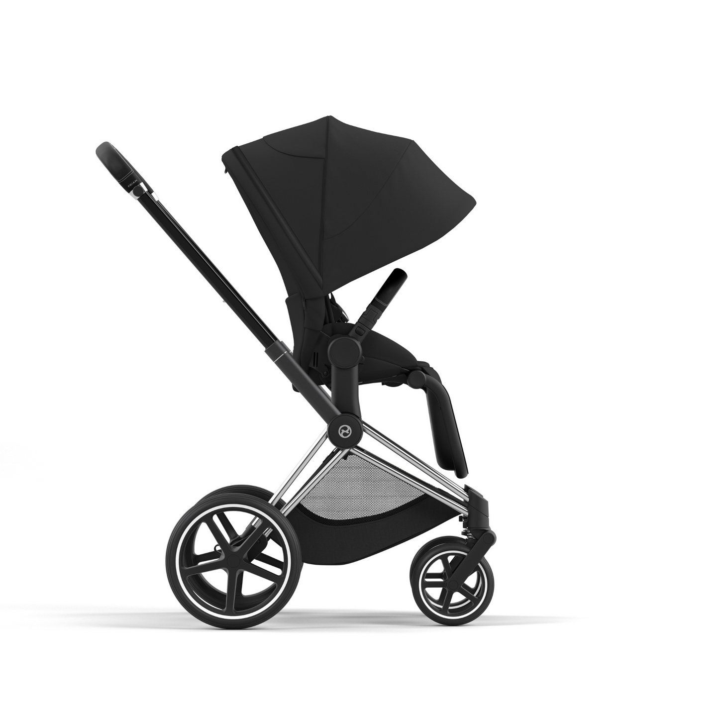Cybex - Priam Chrome Black Frame with Seat Pack