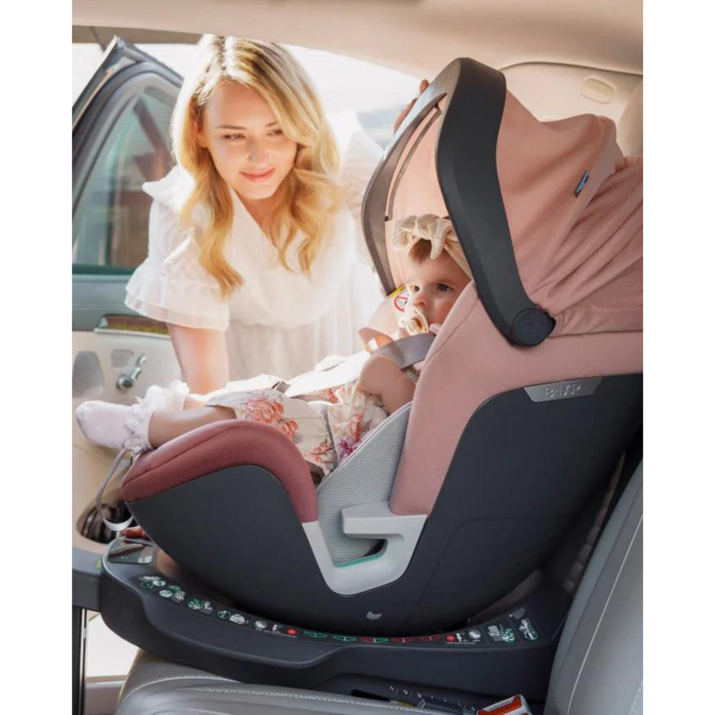 Jikel - Venus 360 I-Size Isofix Ventilated car seat - Pink