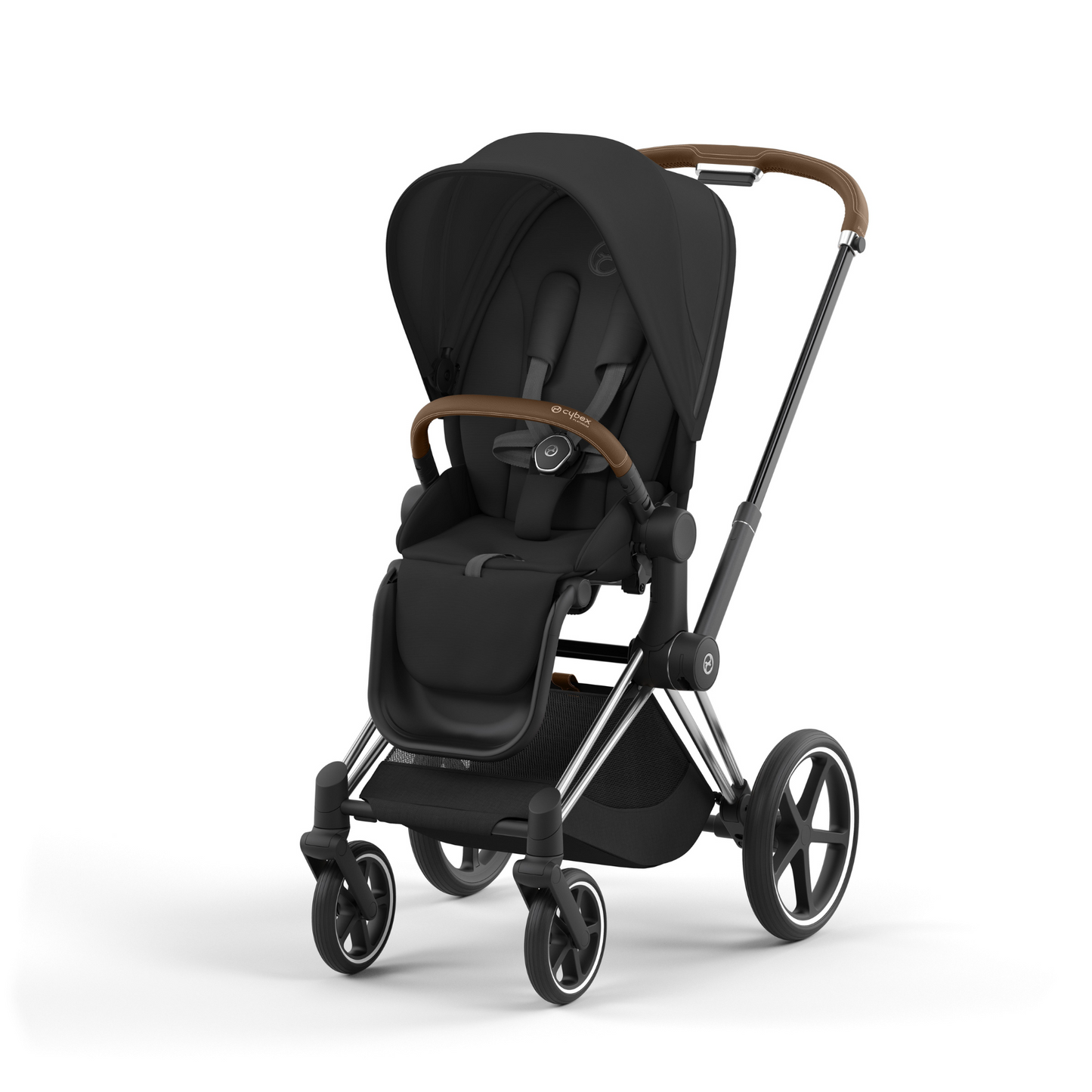 Cybex - Priam Chrome Brown Frame with Seat Pack