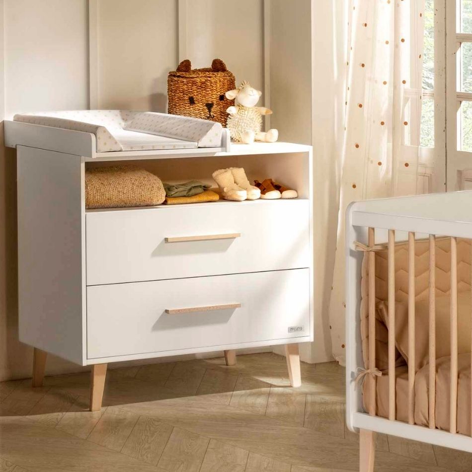 MICUNA - TREVI DRESSER CO-1959 WHITE/NATURAL WAX