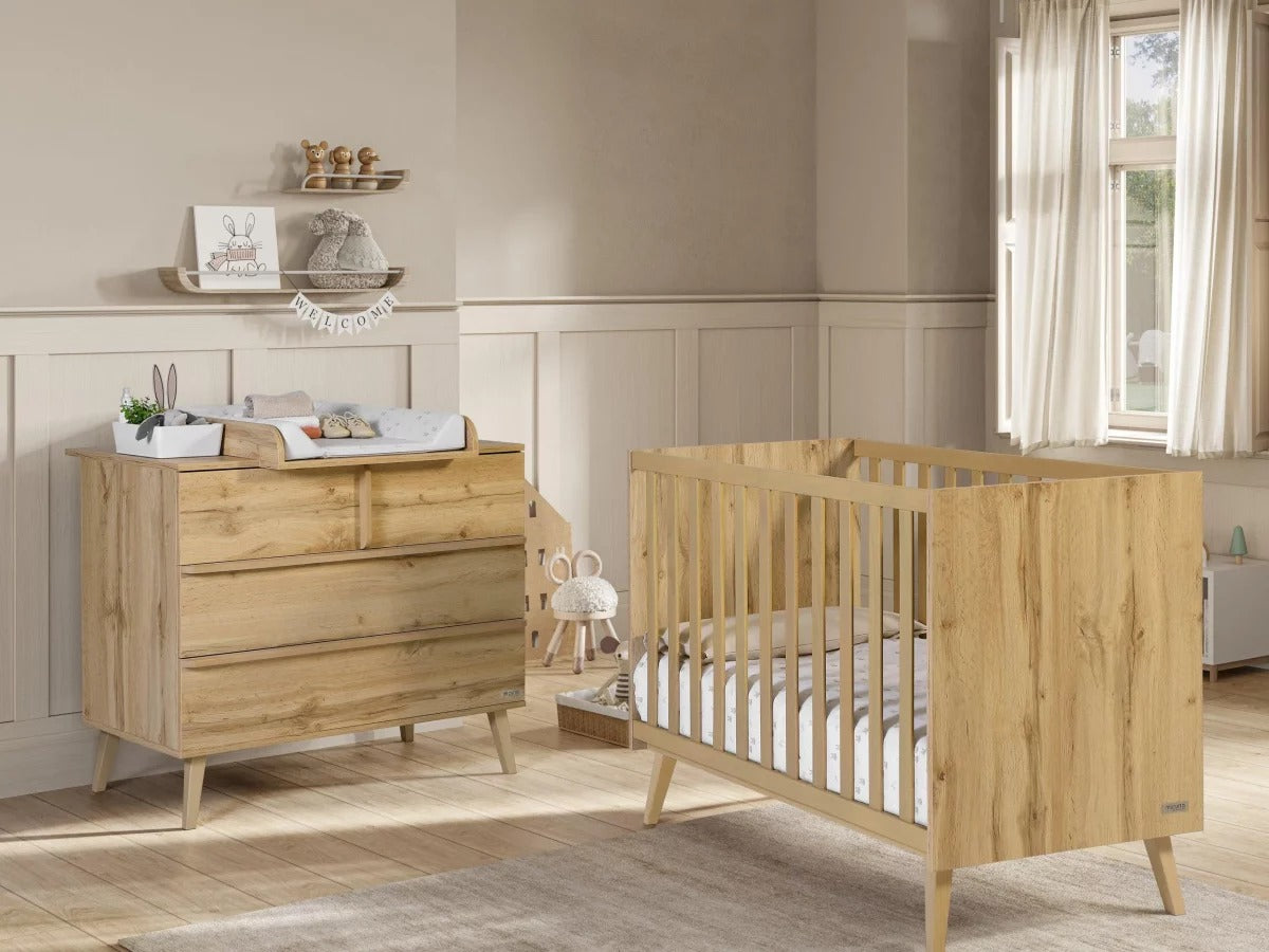 MICUNA - BIG MARTHA COT 140 X 70 OAK