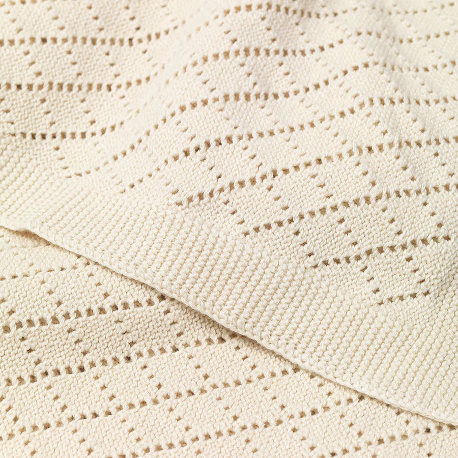 Moonboon - Baby Blanket Diamond Pattern 115x120cm