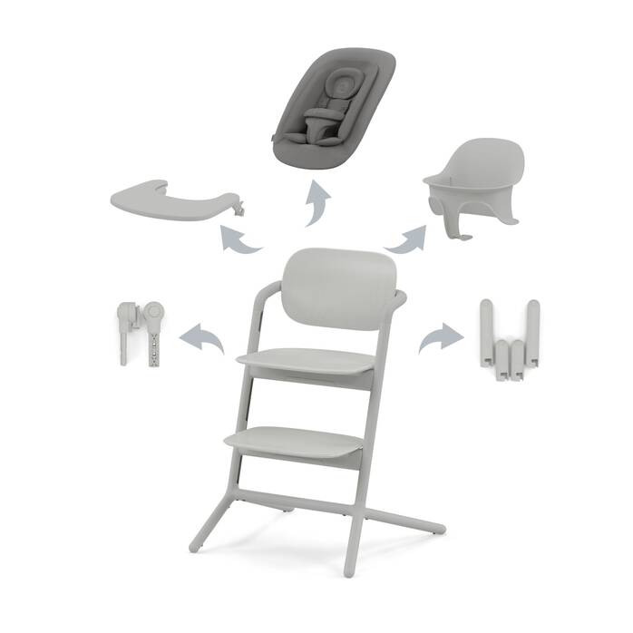 Cybex - LEMO 4in1 SET Sued Grey | Mid grey