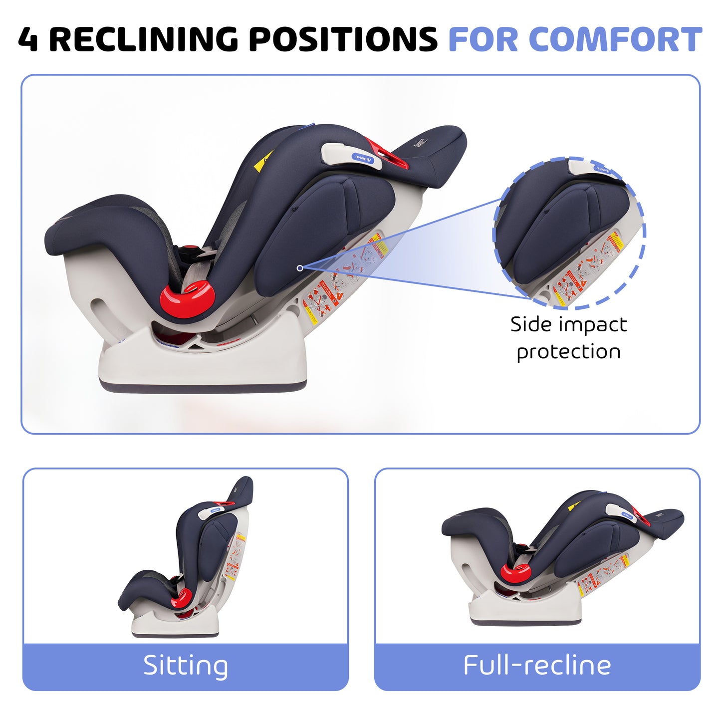 Royz Convertible Car Seat - Black