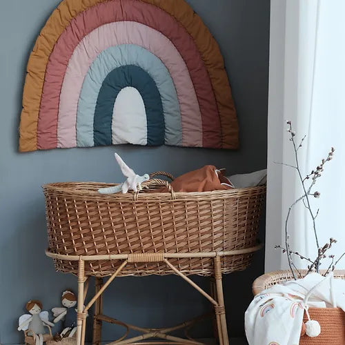 Organic Cotton Blanket Rainbow, Fabelab