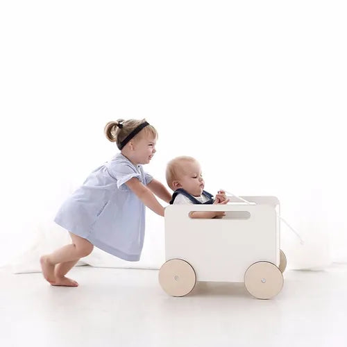 Ooh Noo - Toy Chest on Wheels White