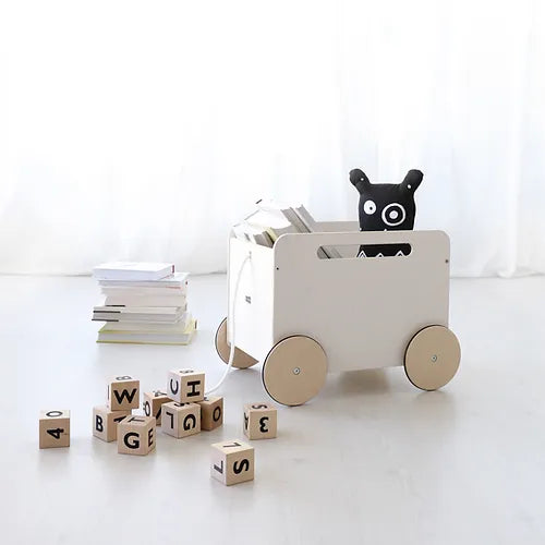 Ooh Noo - Toy Chest on Wheels White