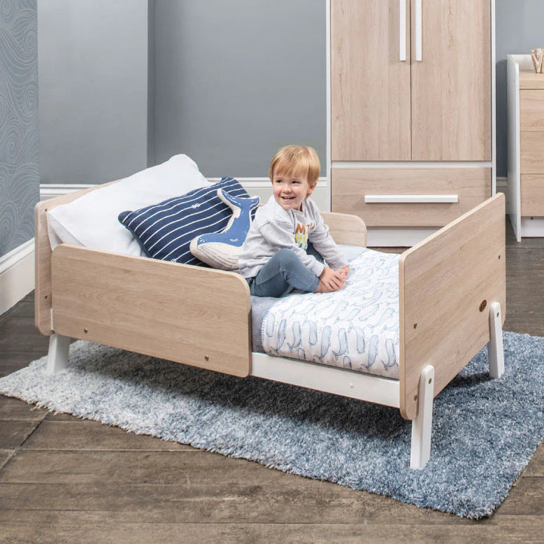 Boori - Natty Cot with Universal Changer Set Barley & Almond