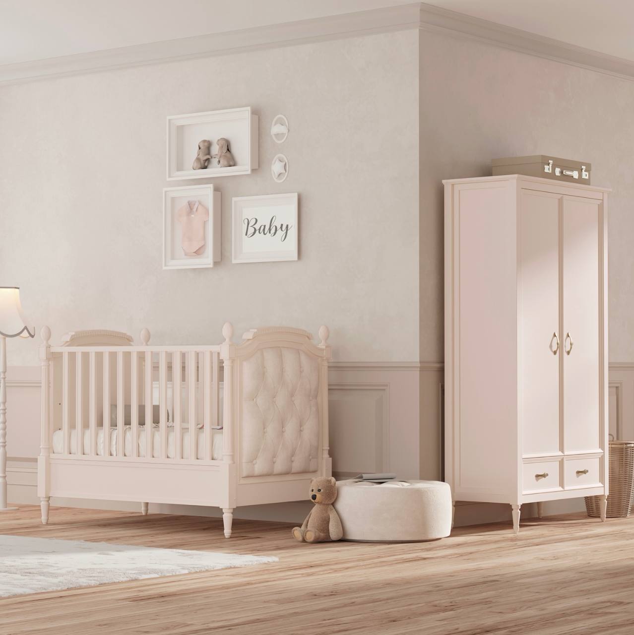 Jikel - Romantic Baby Cot Blush Beige
