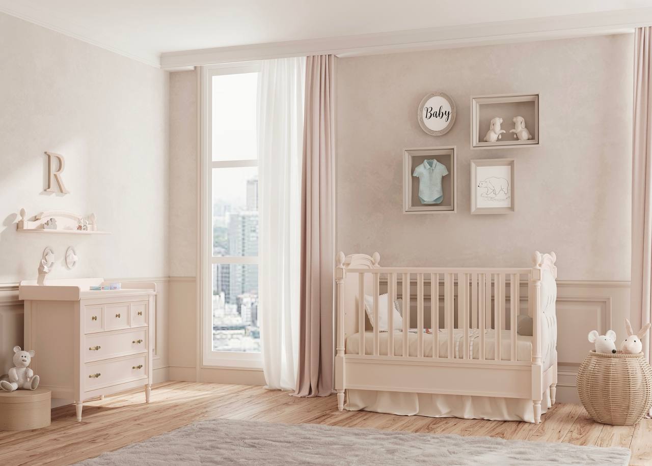 Jikel - Romantic Baby Cot Blush Beige