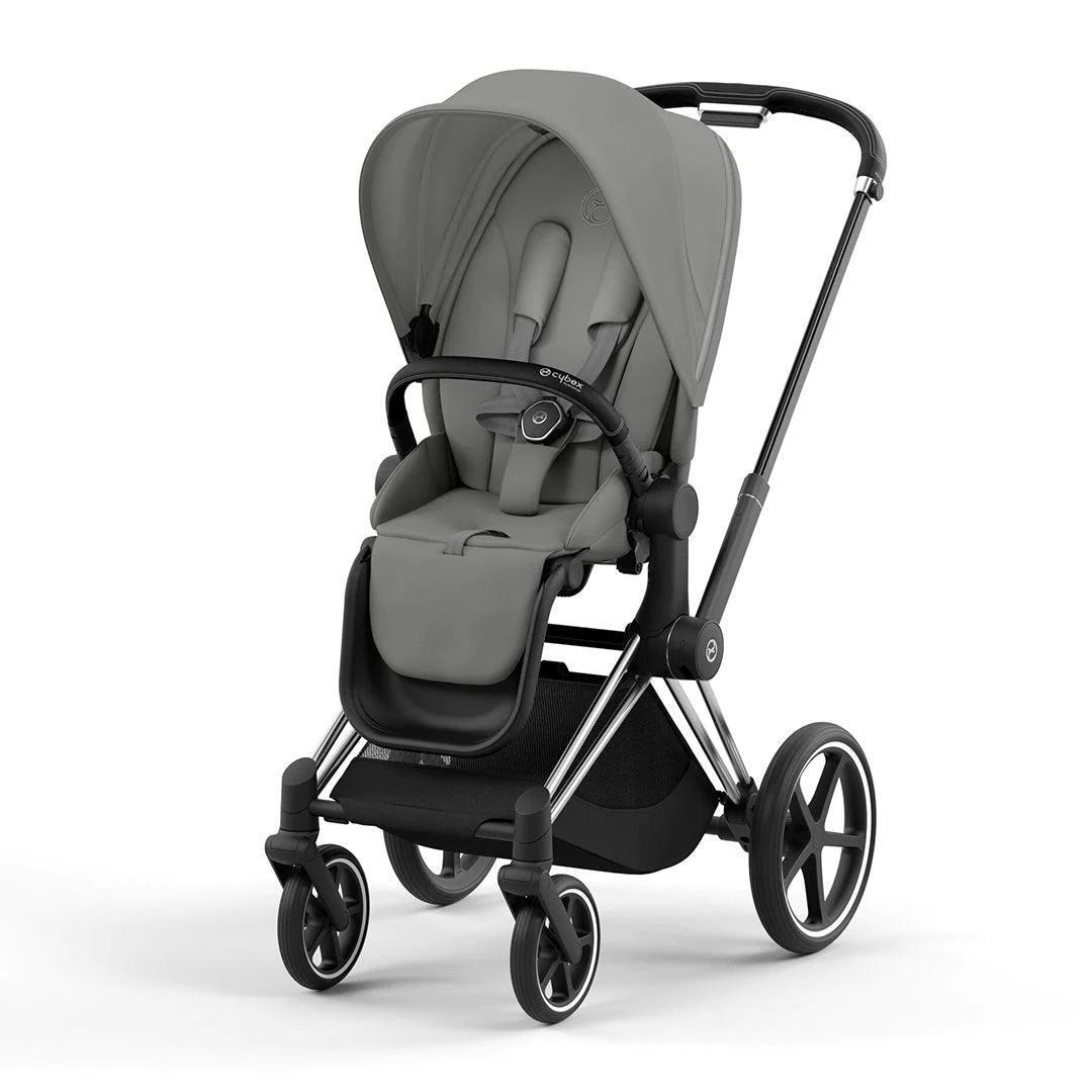 Cybex - Priam Chrome Black Frame with Seat Pack