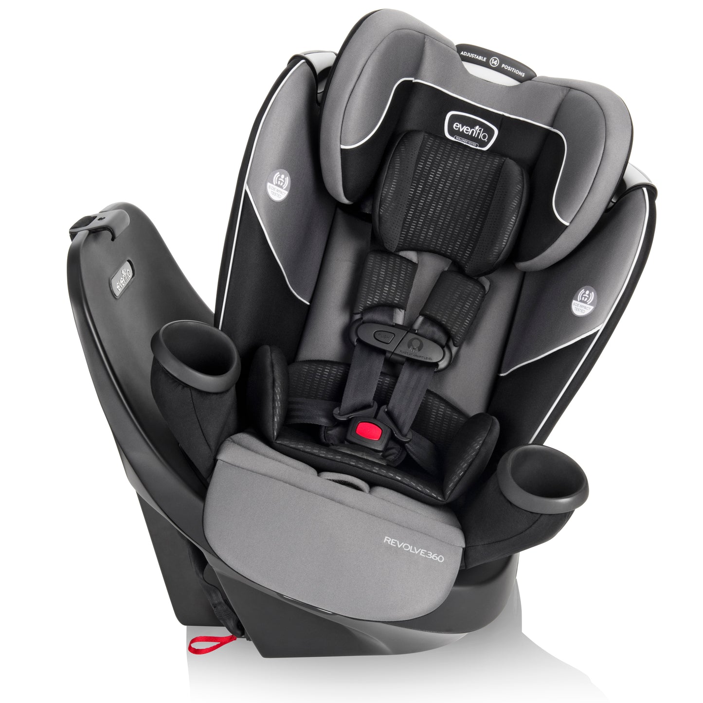 Evenflo - Revolve360 Rotational All-In-One Convertible Car Seat - Amherst Gray