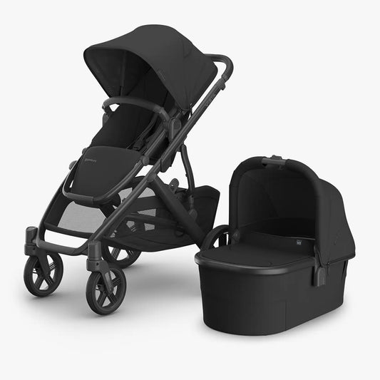 Uppababy - Vista V3 Jake - Charcoal / Carbon Frame/ Black Leather