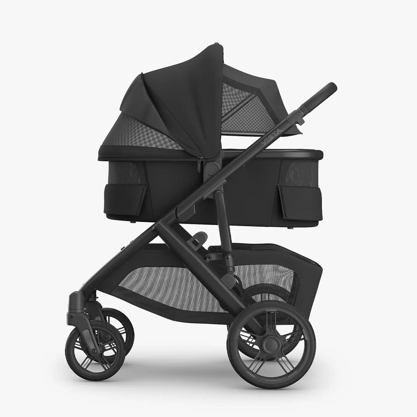 Uppababy - Vista V3 Jake - Charcoal / Carbon Frame/ Black Leather