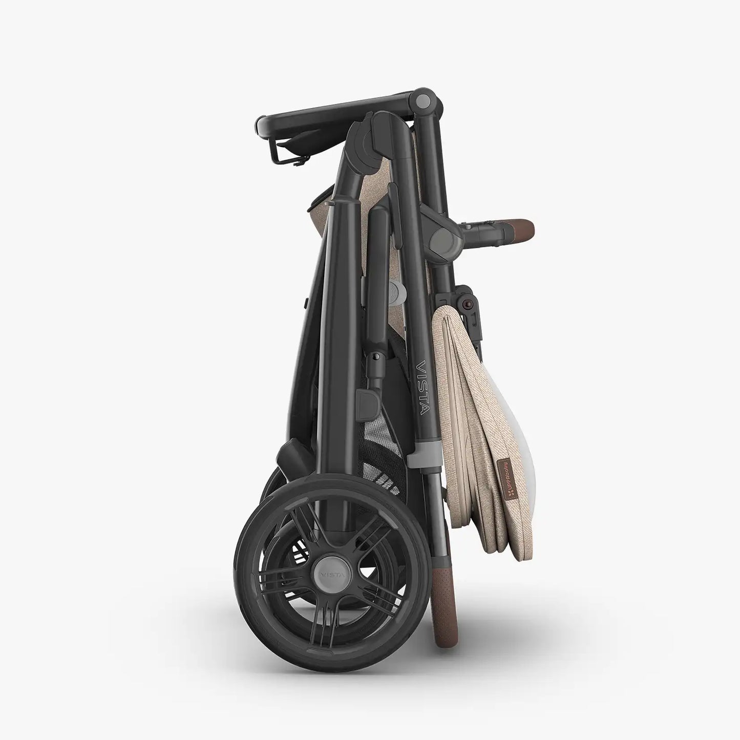 Uppababy - Vista V3 Liam Oat - Melange / Carbon Frame/ Chestnut Leather