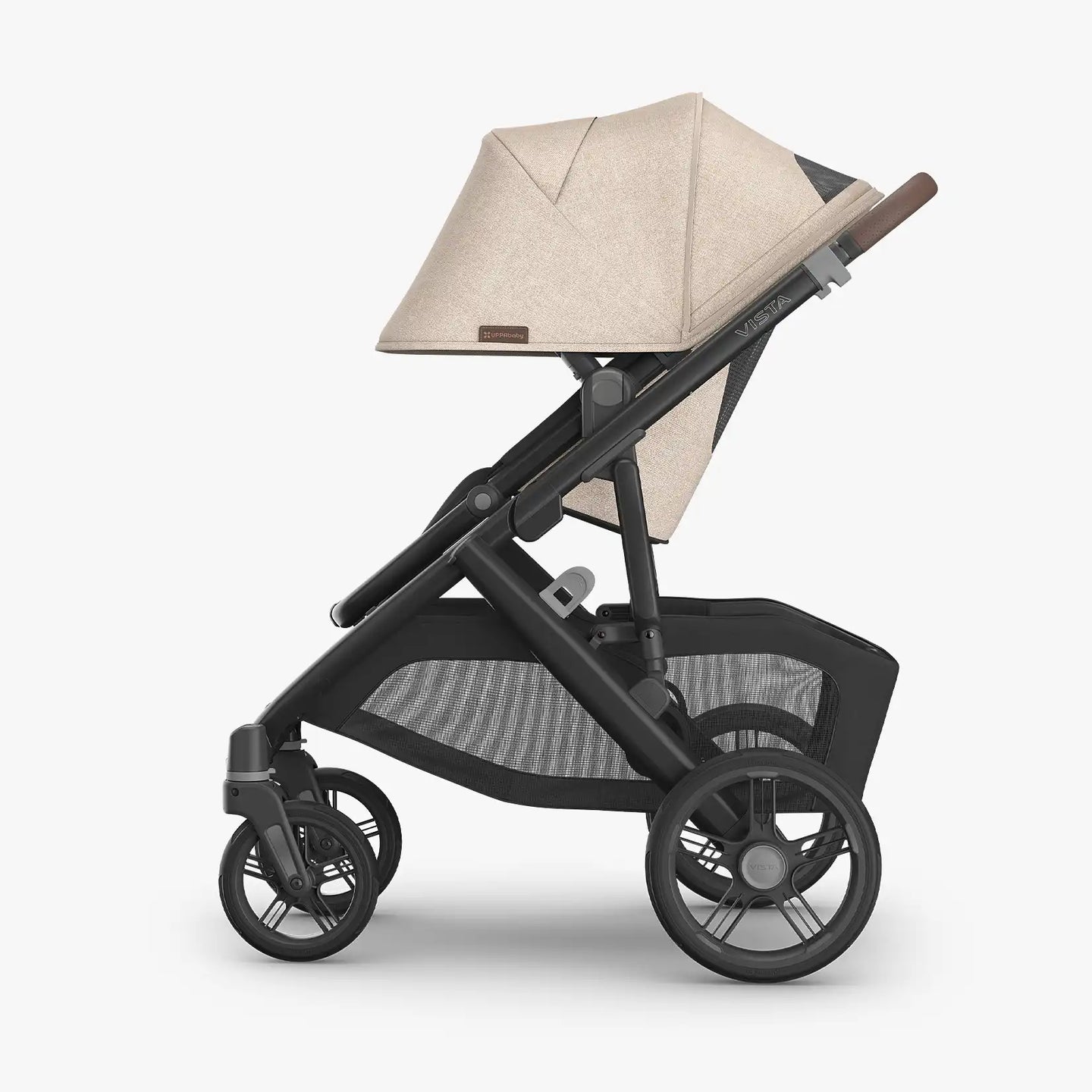 Uppababy - Vista V3 Liam Oat - Melange / Carbon Frame/ Chestnut Leather