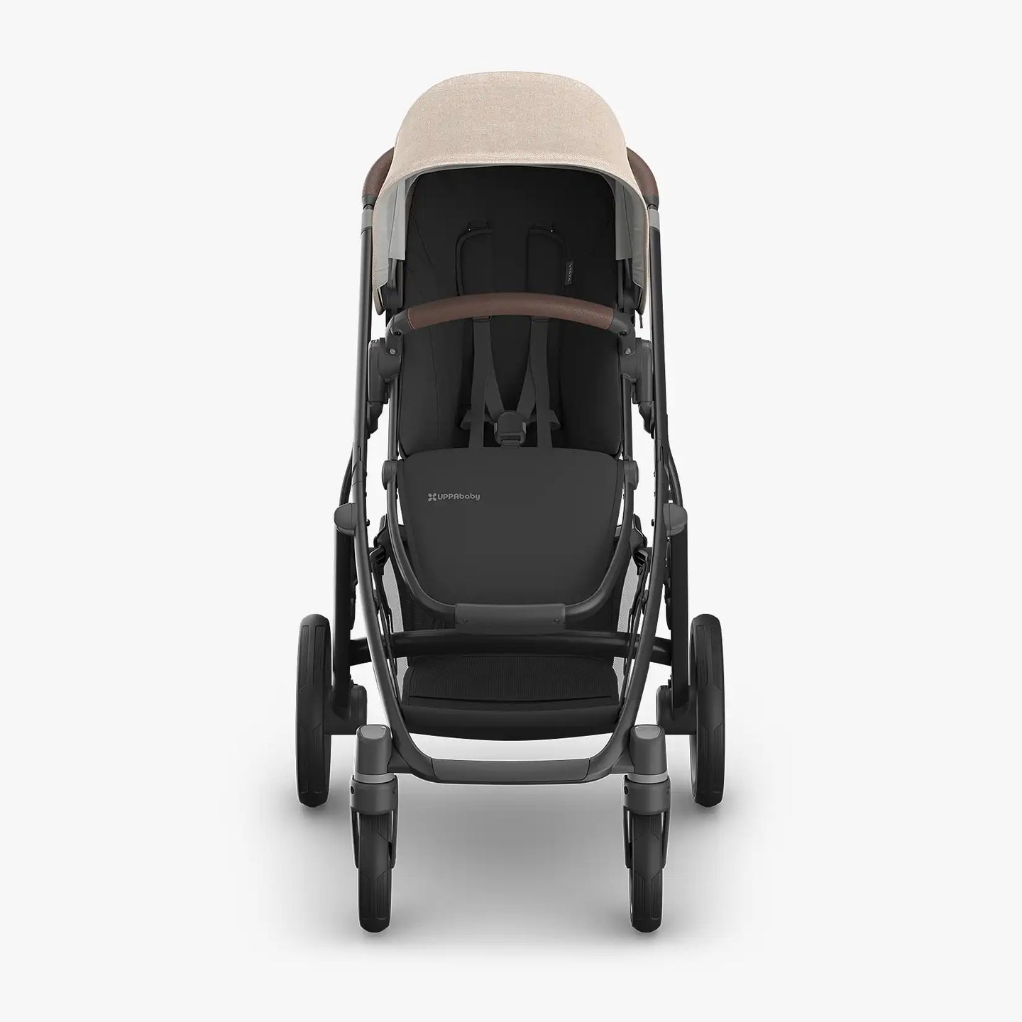 Uppababy - Vista V3 Liam Oat - Melange / Carbon Frame/ Chestnut Leather