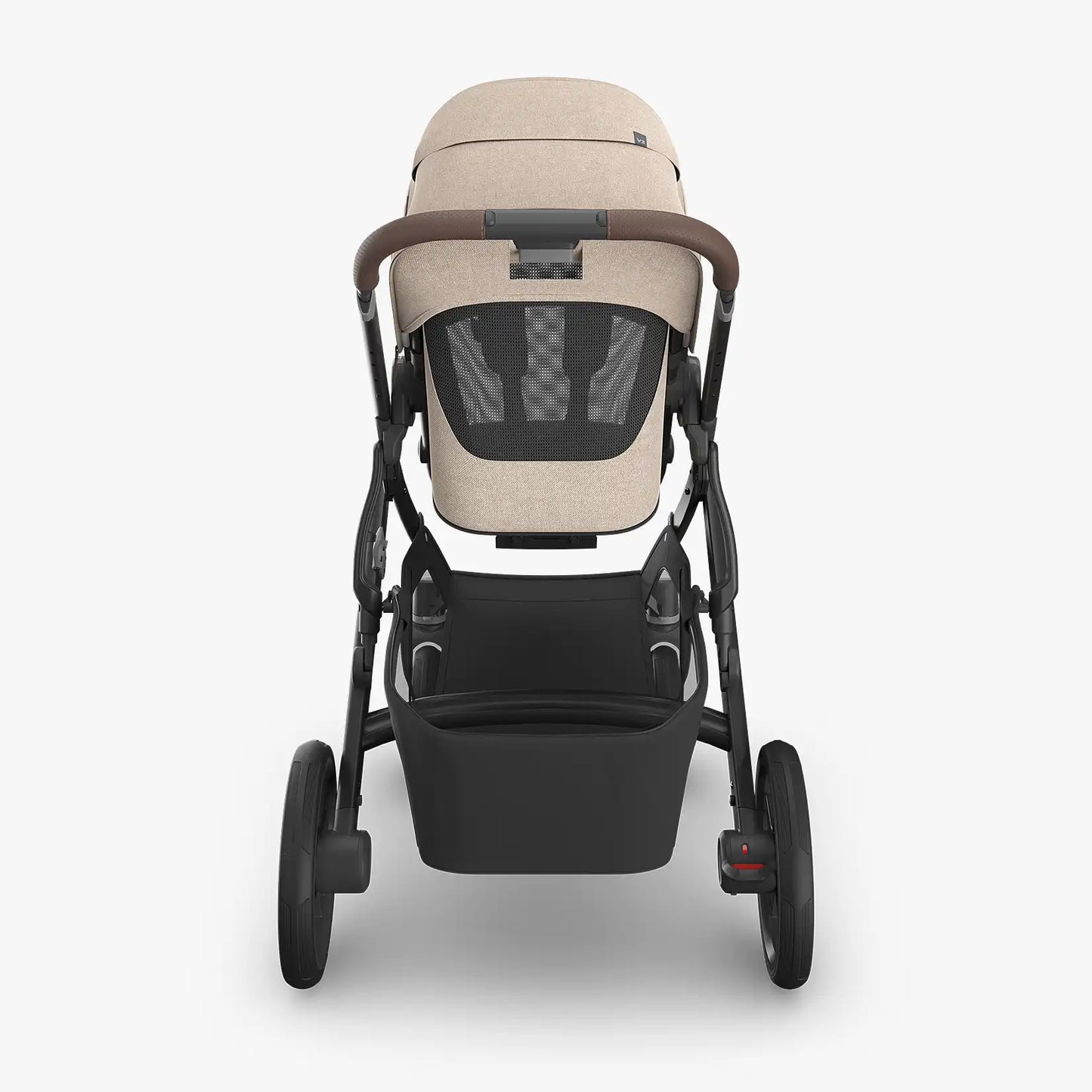 Uppababy - Vista V3 Liam Oat - Melange / Carbon Frame/ Chestnut Leather