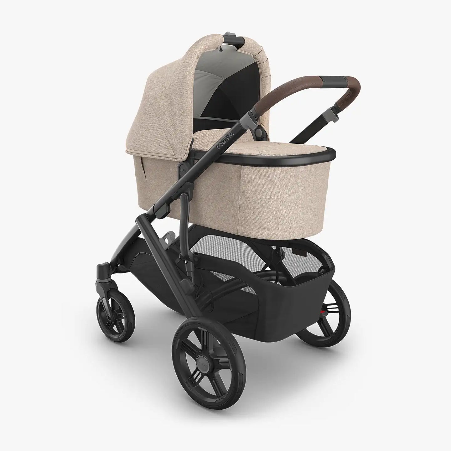 Uppababy - Vista V3 Liam Oat - Melange / Carbon Frame/ Chestnut Leather