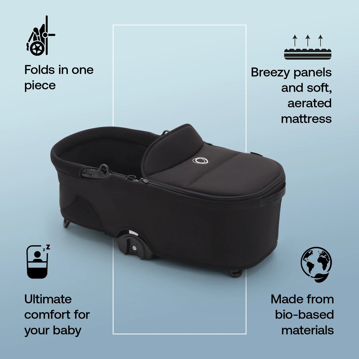 Bugaboo - Dragonfly bassinet 1.1 ME  DESERT TAUPE