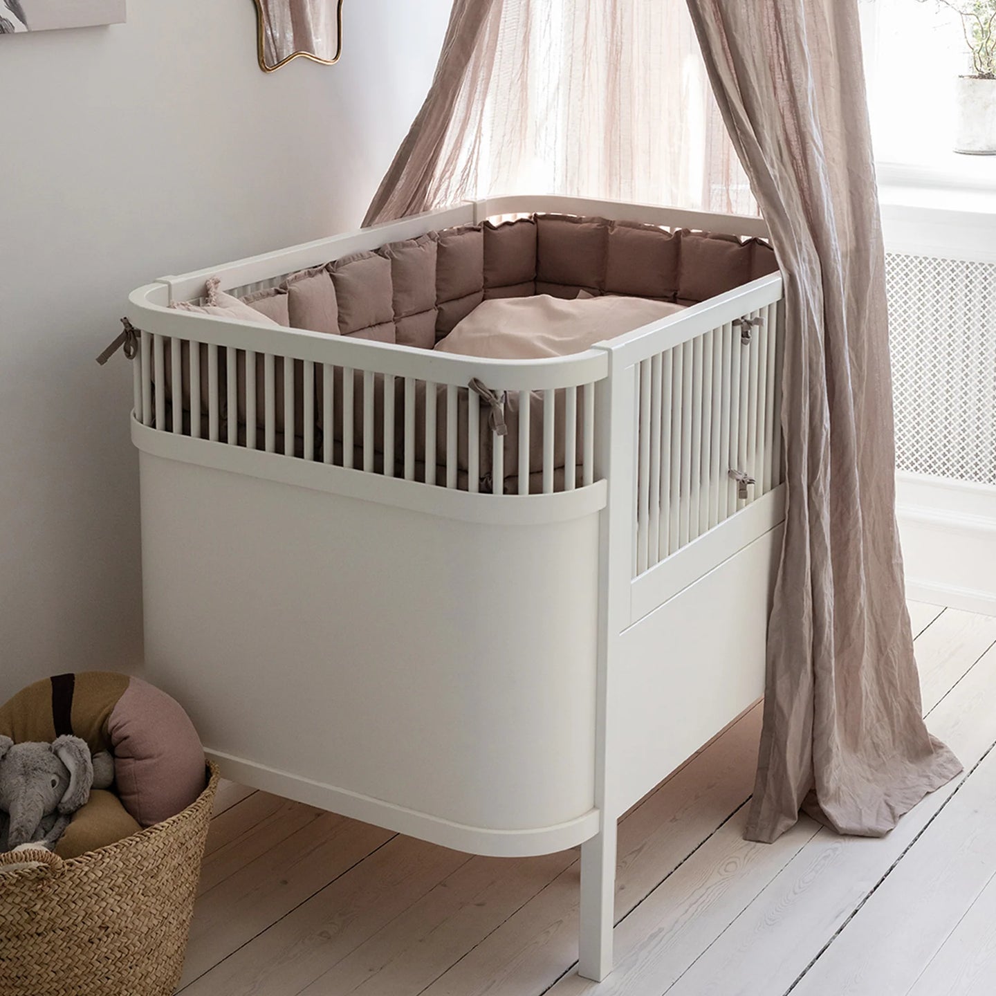Sebra - Baby Bumper Kapok - Jetty Beige