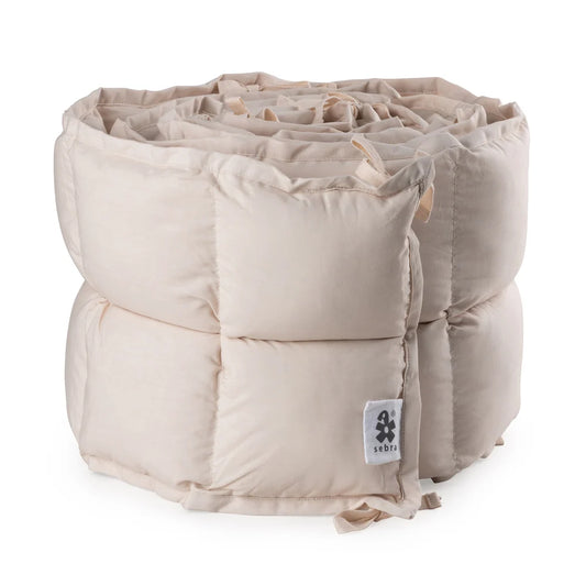 Sebra - Baby Bumper, kapok, Birchbark Rose