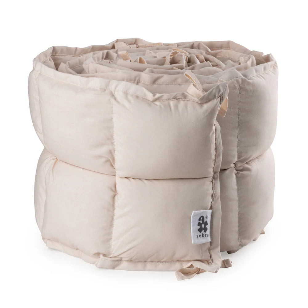 Sebra - Baby Bumper, kapok, Birchbark Rose