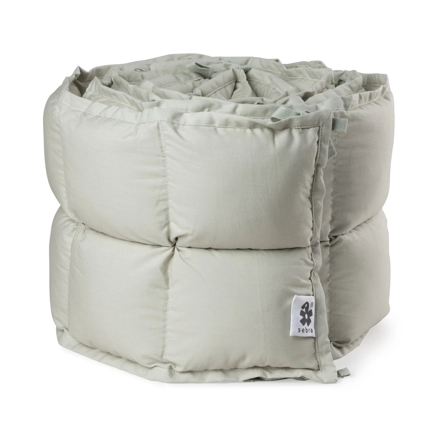Sebra - Baby Bumper Kapok - Mist Green
