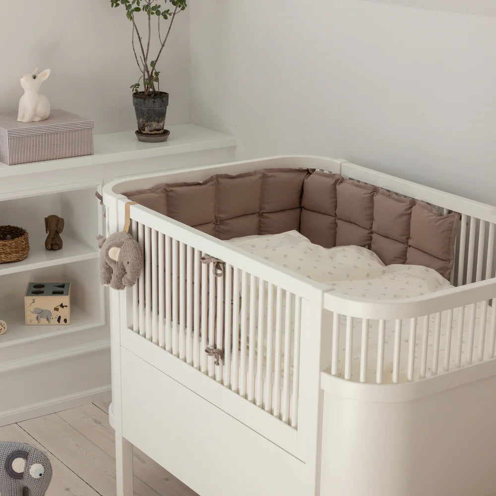 Sebra - Baby Bumper Kapok Half Length- Jetty Beige