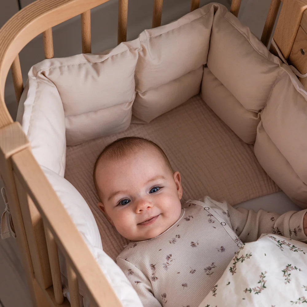 Sebra - Baby Bumper Kapok Half Length - Birchbark Rose
