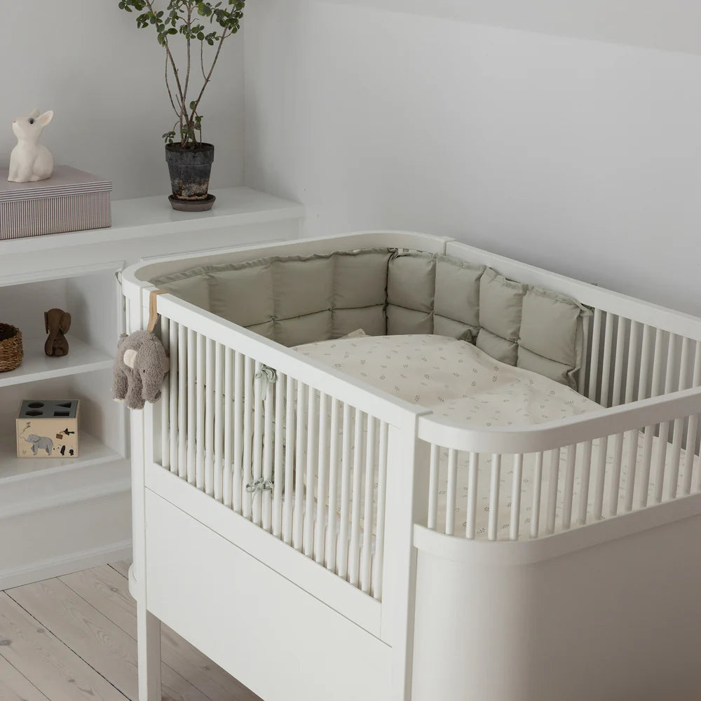 Sebra - Baby Bumper Kapok Half Length- Mist Green