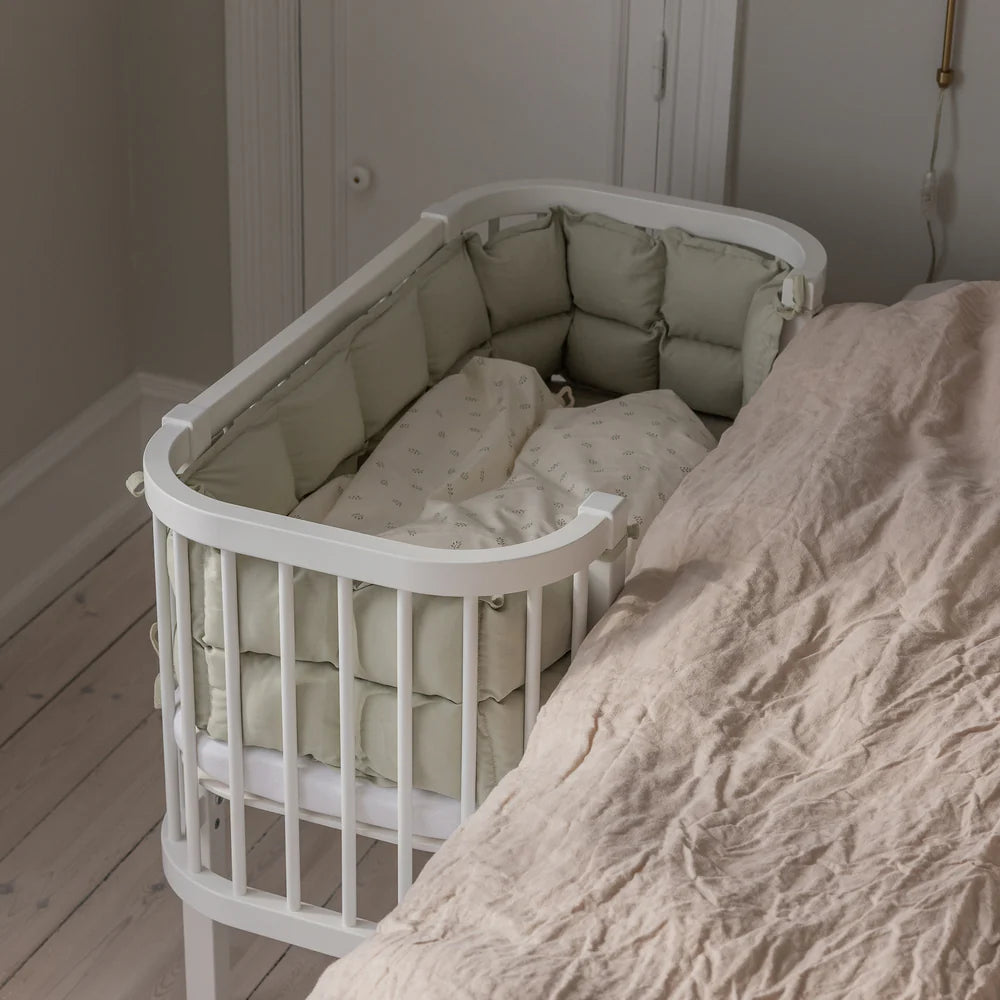 Sebra - Baby Bumper Kapok Half Length- Mist Green