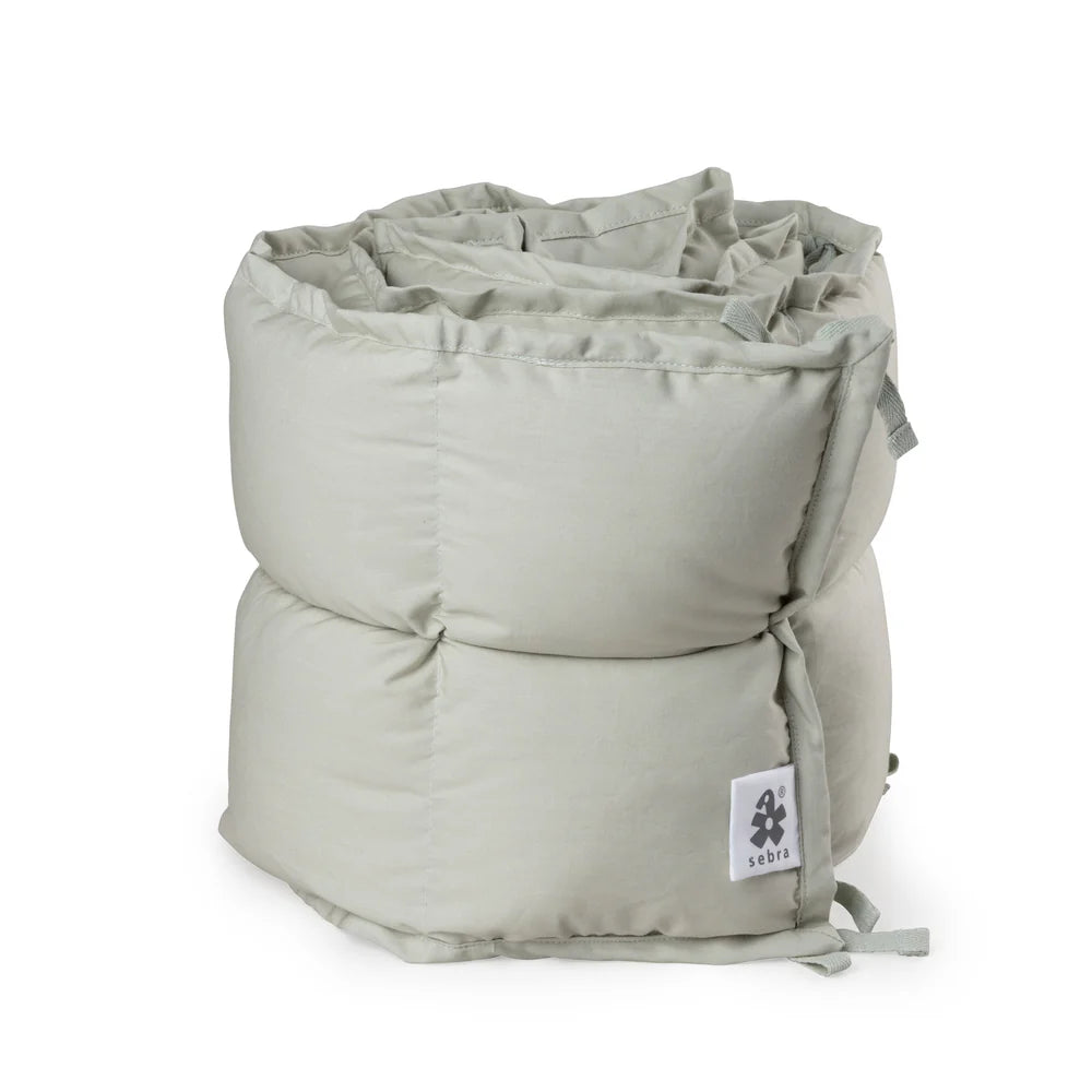 Sebra - Baby Bumper Kapok Half Length- Mist Green