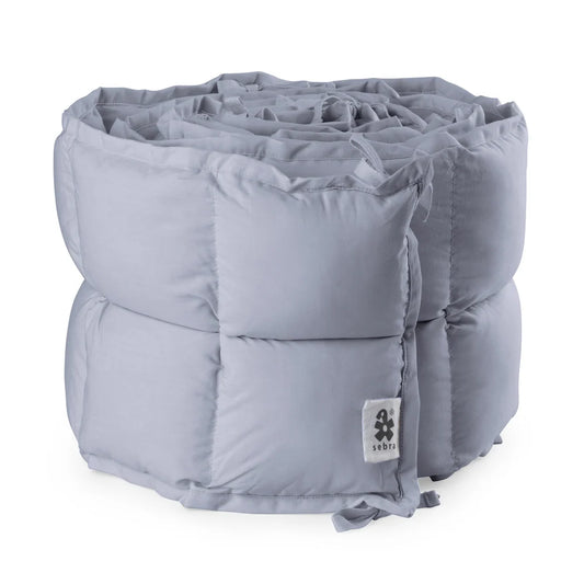 Sebra - Baby Bumper, kapok, Dusty Blue