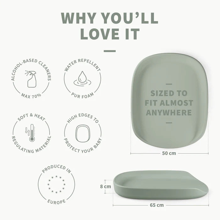 Sebra - Changing mat - Seagrass Green