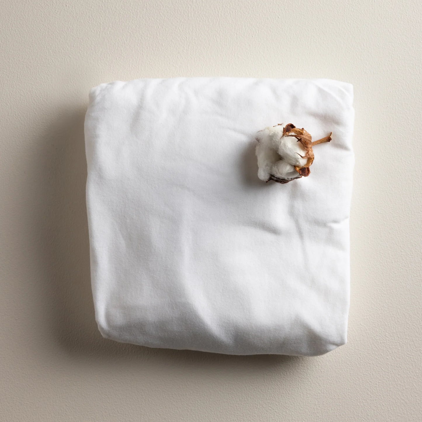 Sebra - Baby Jersey sheet - white