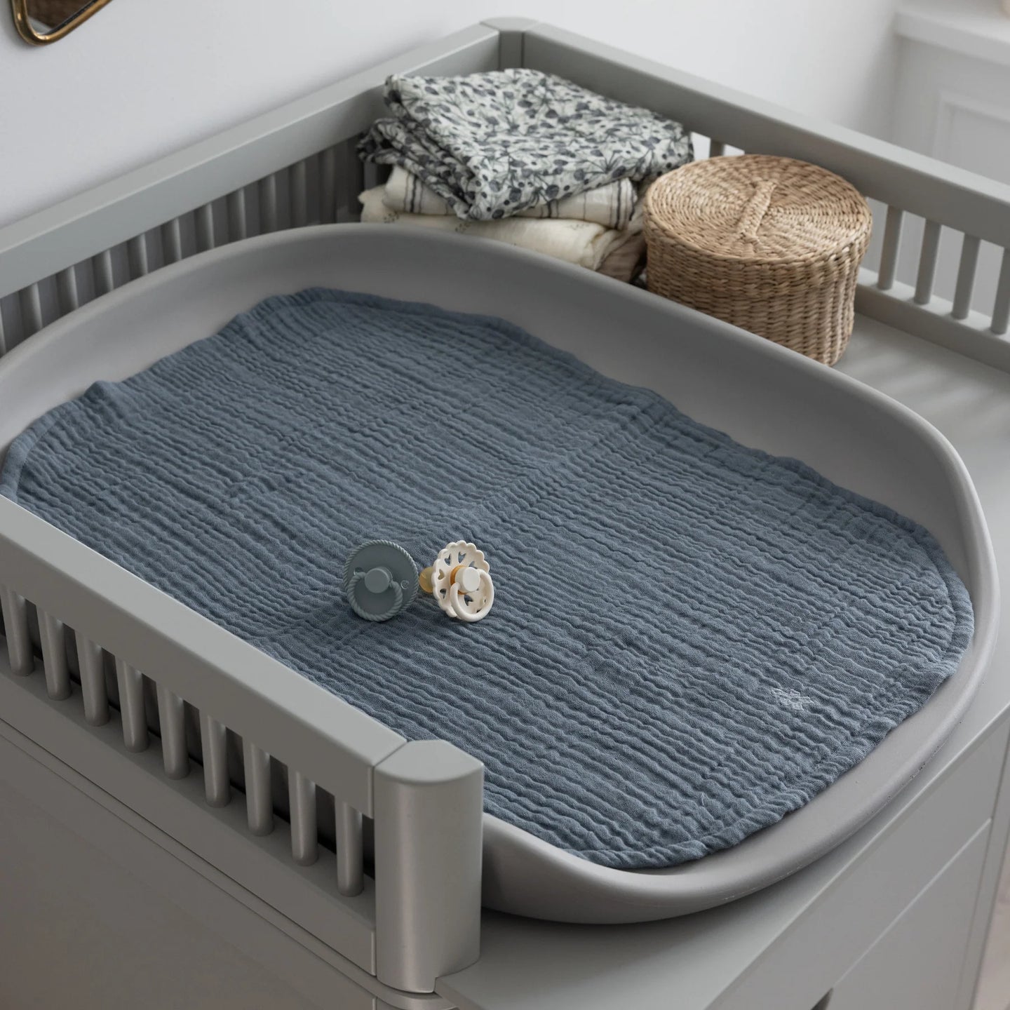 Sebra - Nursing Towel Muslin 2 pack - Blue