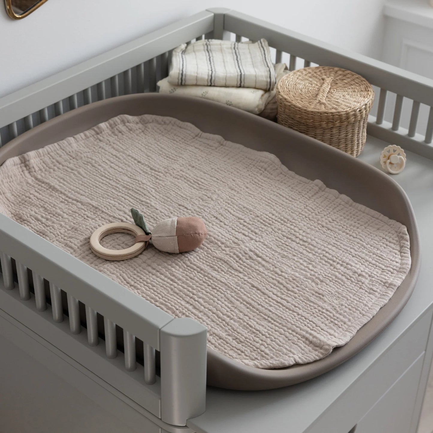 Sebra - Nursing Towel Muslin 2 pack - Beige