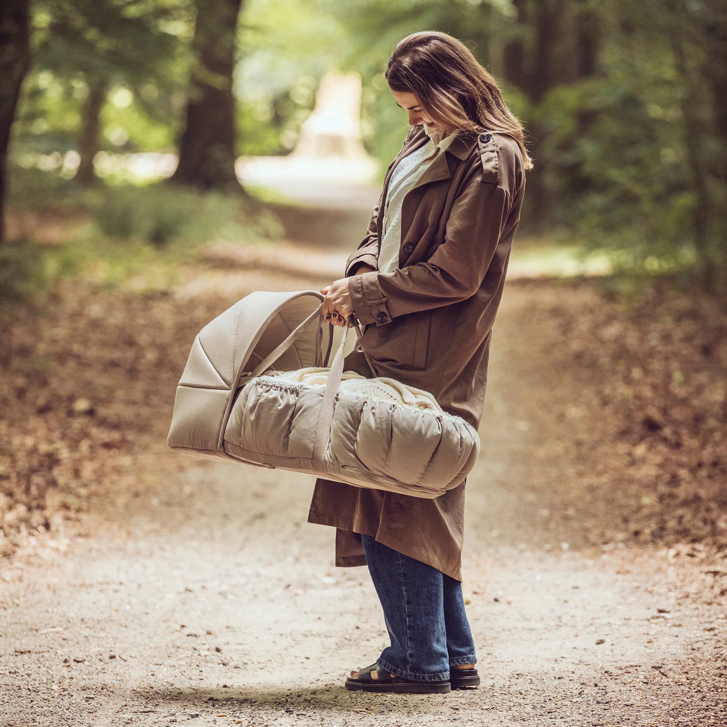 Sebra - 3-in-1 Baby Nest - Sophora Leaves