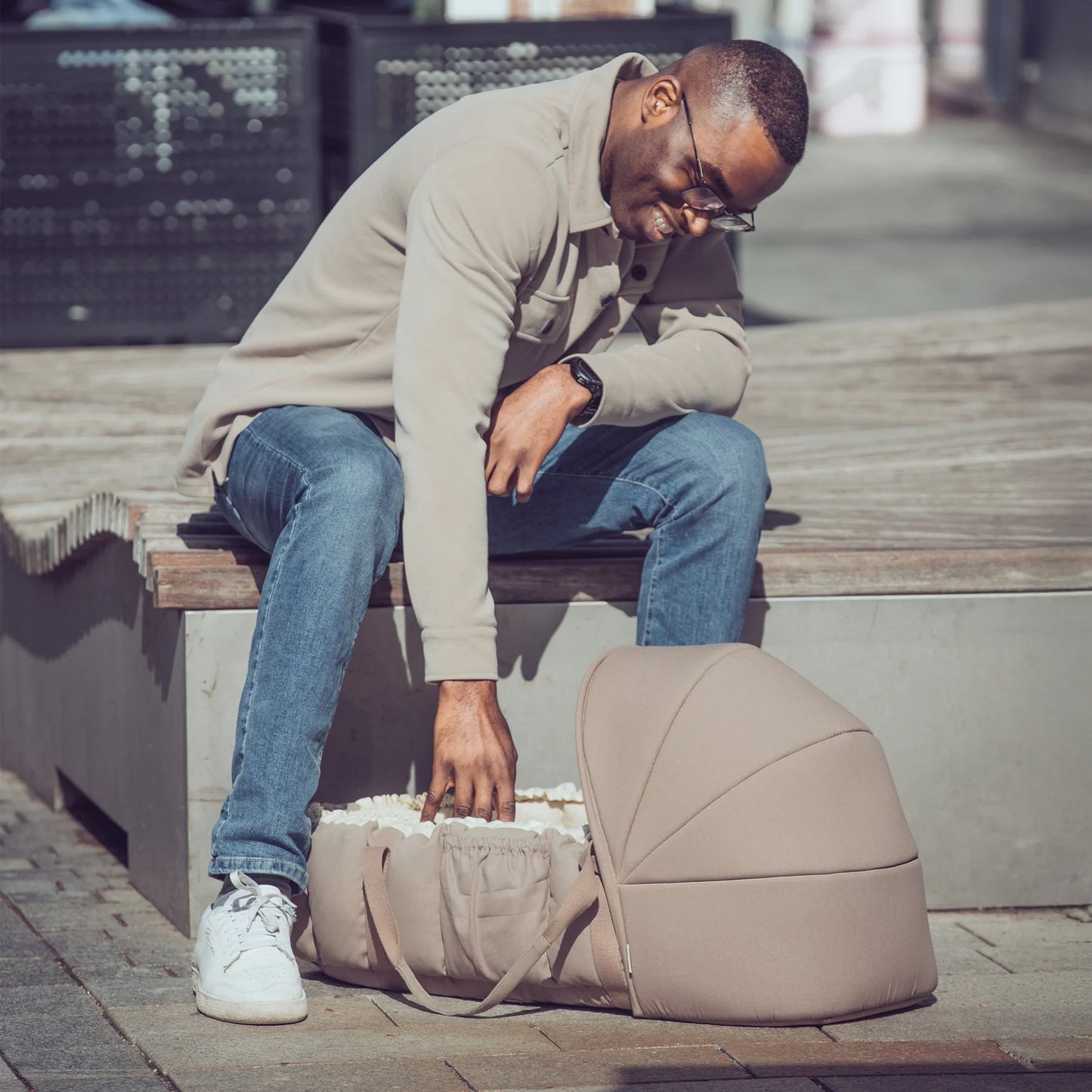 Sebra - 3-in-1 Baby Nest - Sophora Leaves