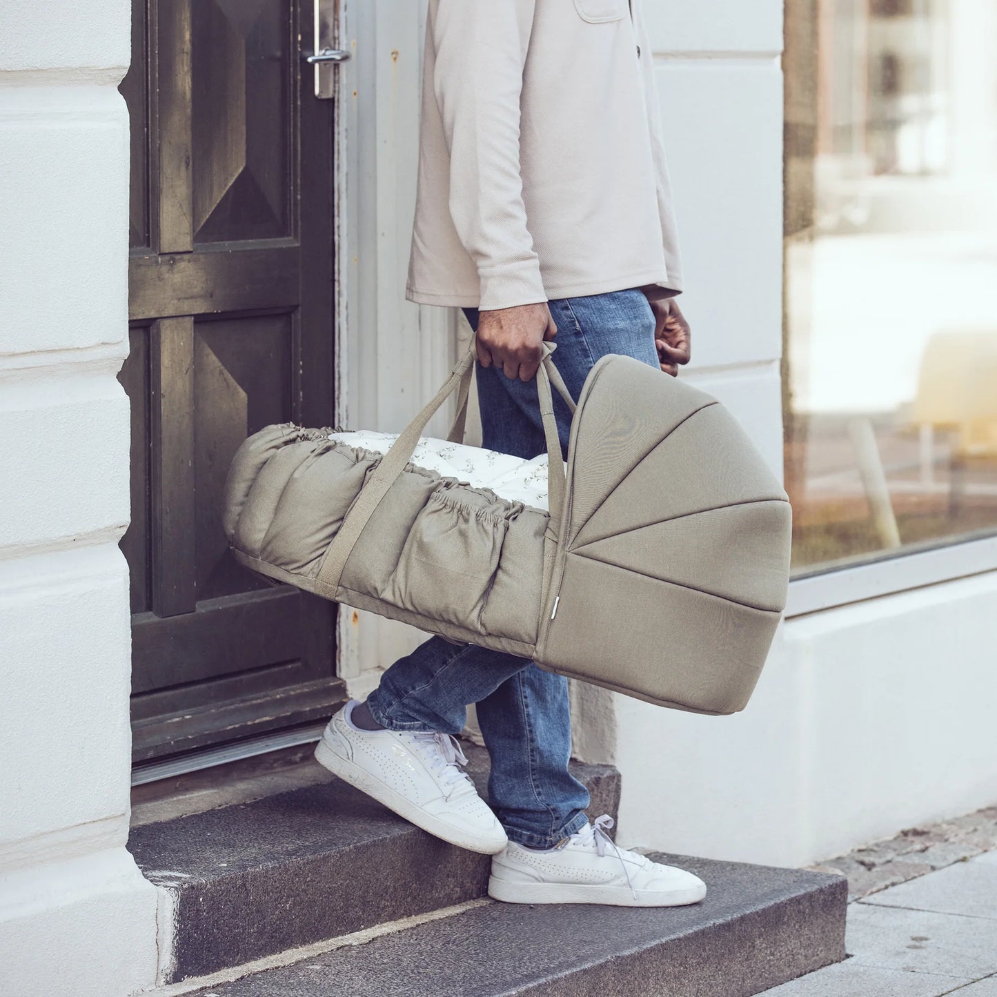 Sebra - 3-in-1 Baby Nest - Dark Olive