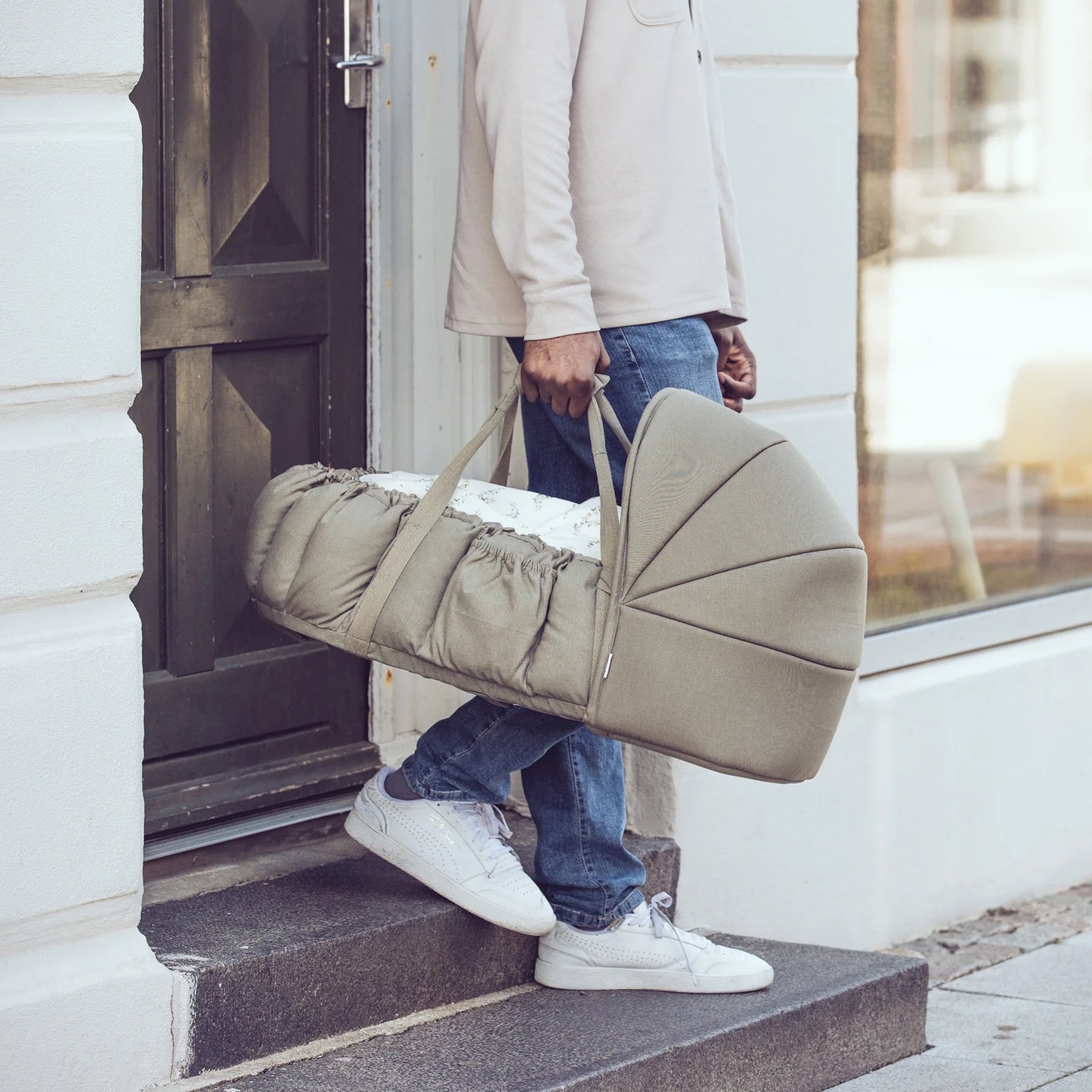 Sebra - 3-in-1 Baby Nest - Dark Olive