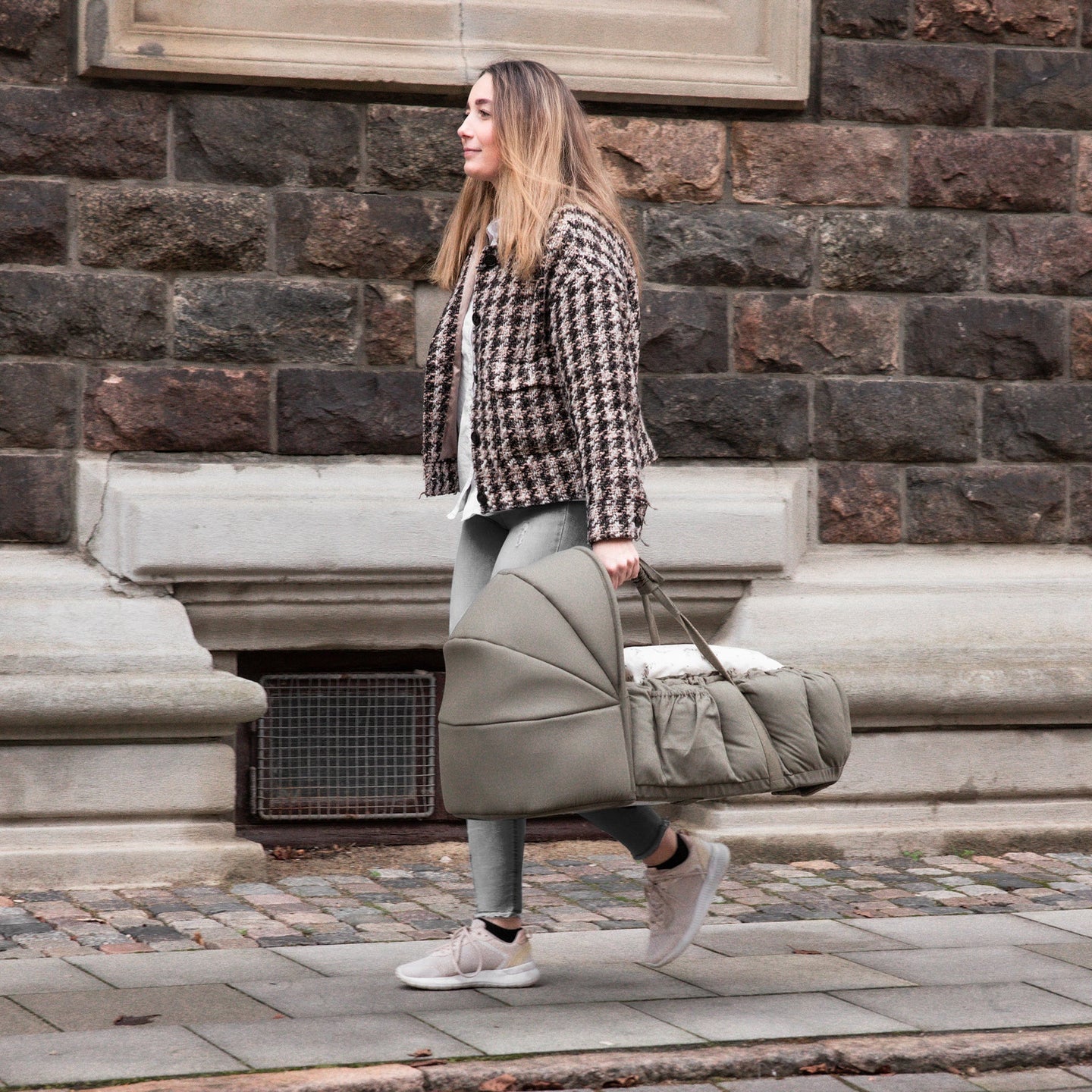 Sebra - 3-in-1 Baby Nest - Dark Olive