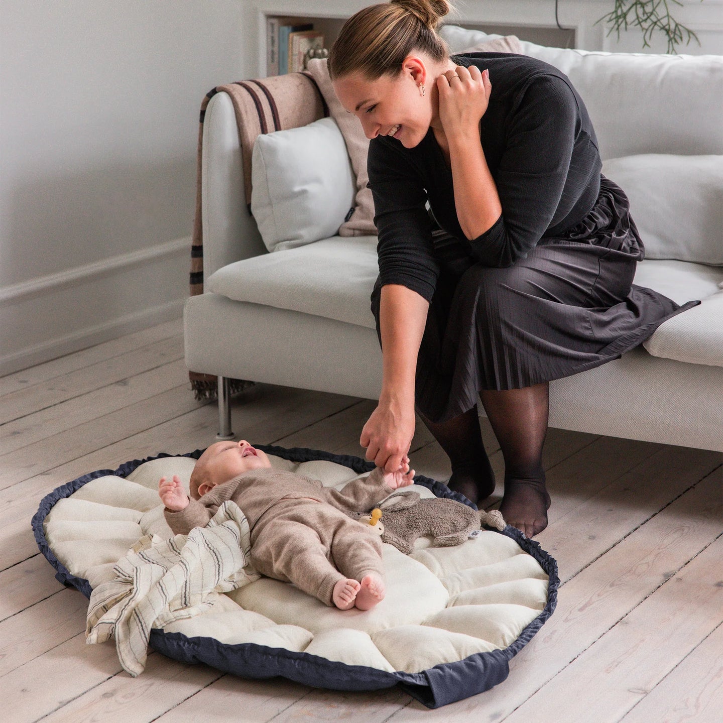 Sebra - 3-in-1 Baby Nest - Blue