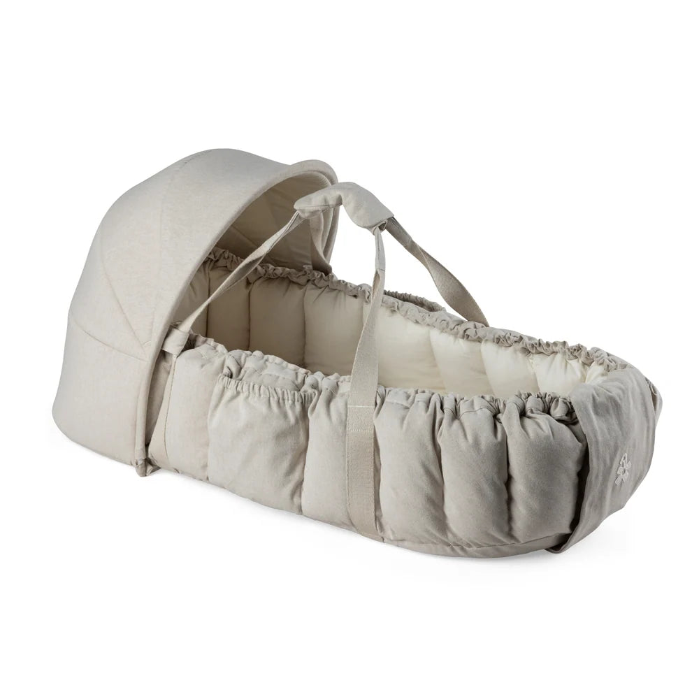 Sebra - 3-in-1 Baby Nest+Hood, Morning Beige Melange