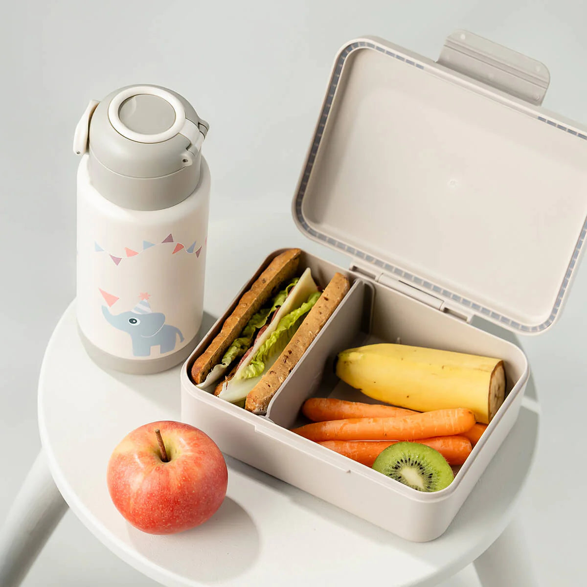 Done By Deer Lunch Box with Divider Celebration Sand