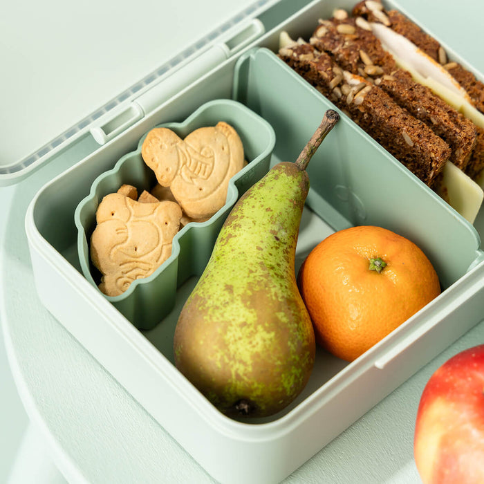 Done By Deer Lunch Box with Divider Playground Green