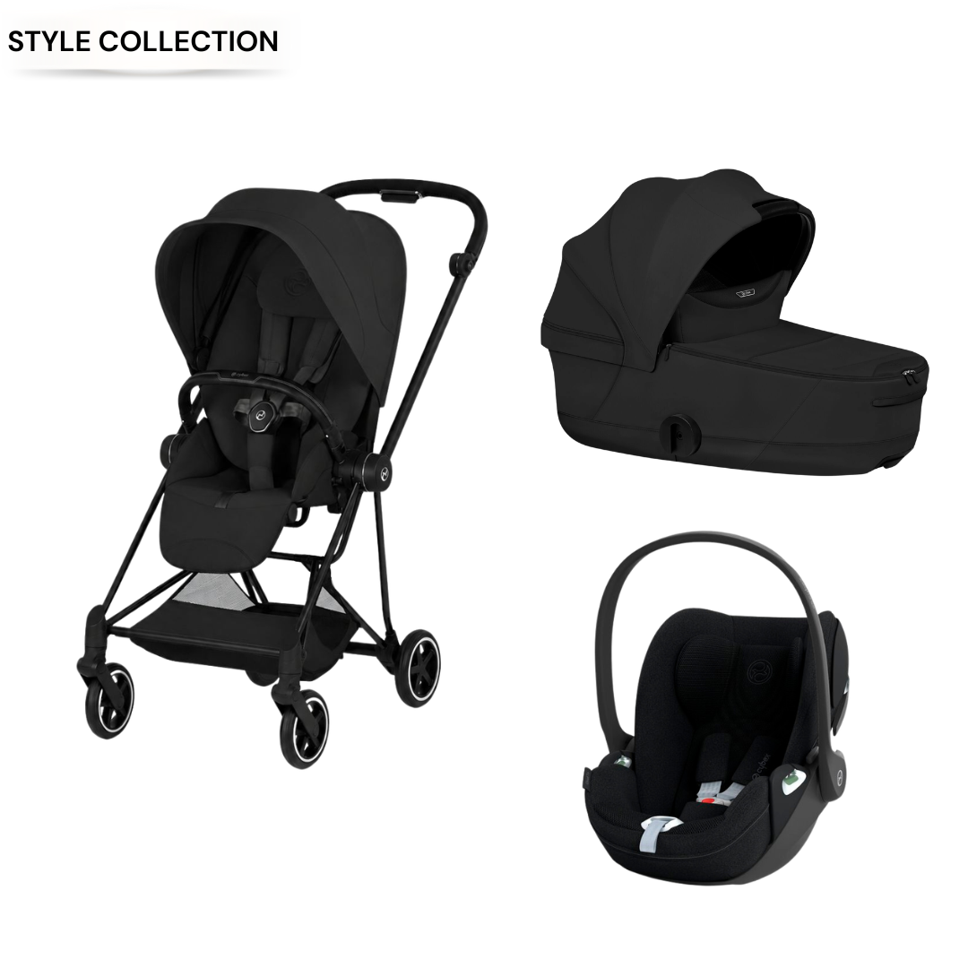 Cybex - Mios Sepia Black 3 Pcs Bundle - Style Collection