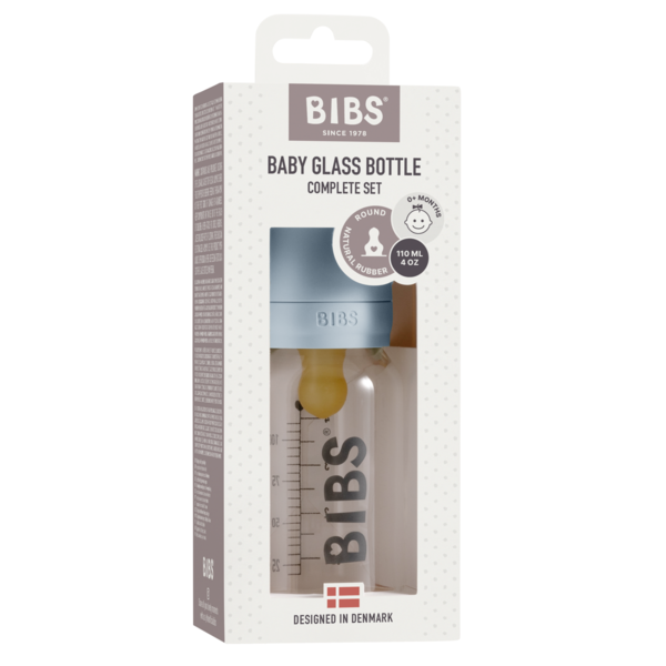 Bibs - Baby Feeding Bottle - Baby Blue - 110 ml